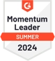 Badge G2 Momentum Leader Summer 2024