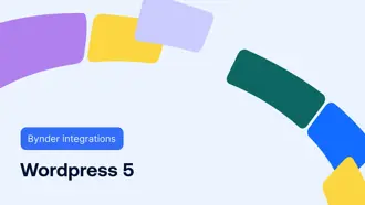 Bynder integrates with WordPress 5