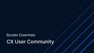 Thumb Video Bynder Essential CX User Community