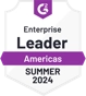 Badge G2 Enterprise Leader Americas Summer 2024