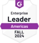 Badge G2 Leader Americas Enterprise Fall 2024