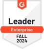 Badge G2 Leader Enterprise Fall 2024