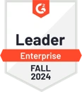 Badge G2 Leader Enterprise Fall 2024