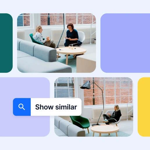 Discover visually similar assets in your DAM with a click of a button.