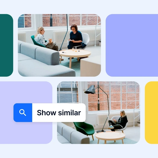 Discover visually similar assets in your DAM with a click of a button.