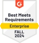 Badge G2 Best Meets Requirements Enterprise Fall 2024