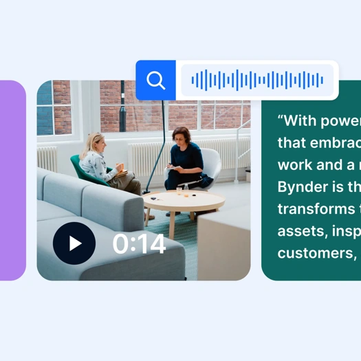 Find video and audio files without metadata via AI-generated transcripts.