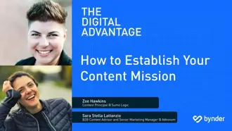 How to establish your content mission