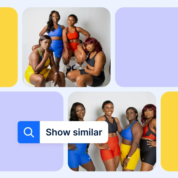 Découvrez des assets visuellement similaires dans votre DAM en un seul clic.